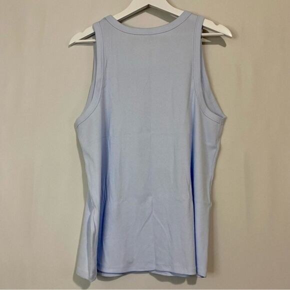 A New Day Women’s Basic Ribbed Tank Top Airy Blue NWT - Picture 7 of 7